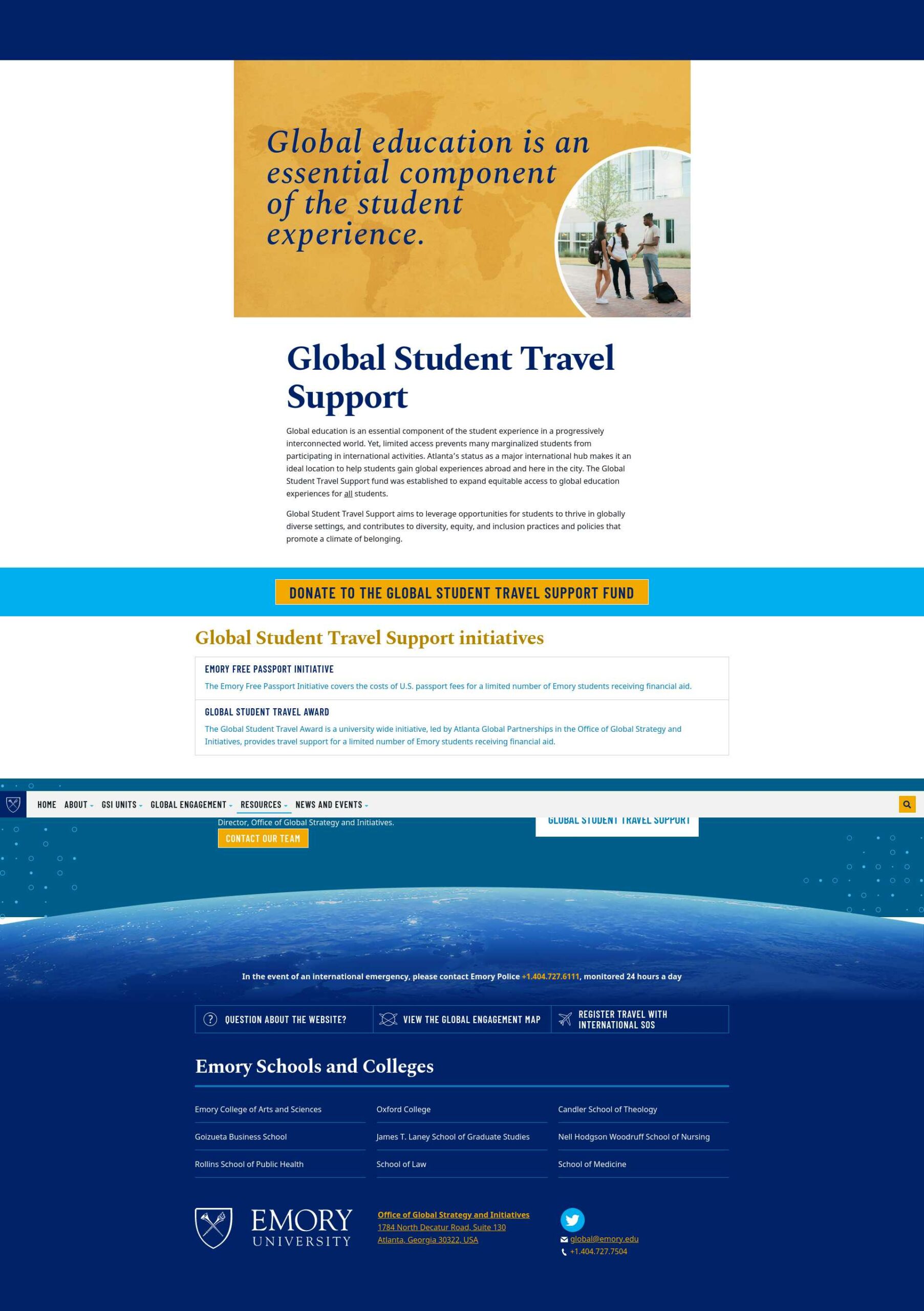 Global Student Travel Support